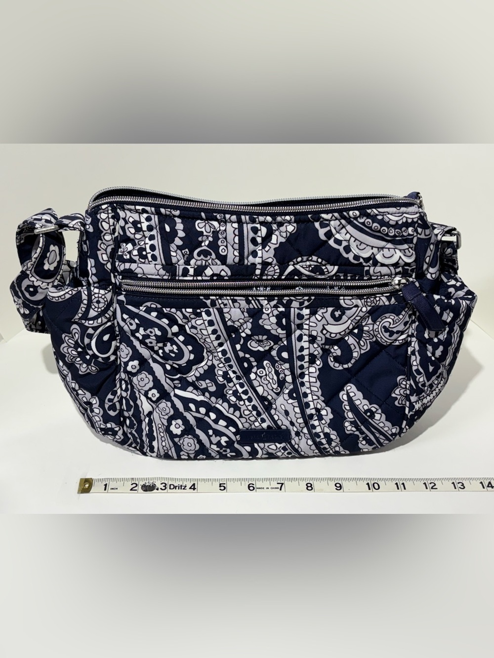 Vera Bradley Performance Twill “Deep Night Paisley” Hipster/Crossbody